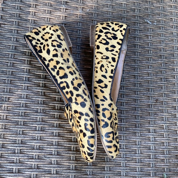 J Crew Leopard Flats 6.5 - Picture 2 of 8